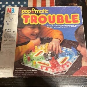 Vintage 1986 Complete Pop O Matic Trouble Game